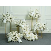 White And Silver Table Runner