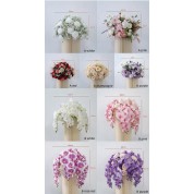 Black And Purple Artificial Flowers