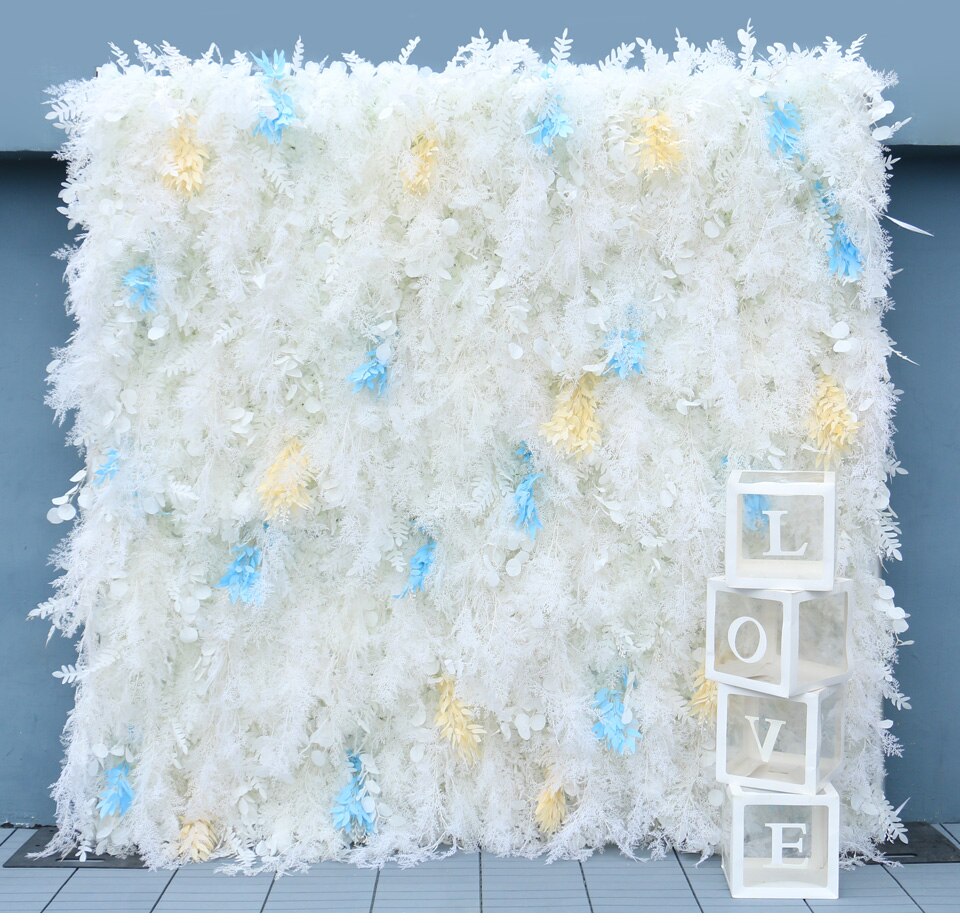 floral decor for wedding in wet foam1