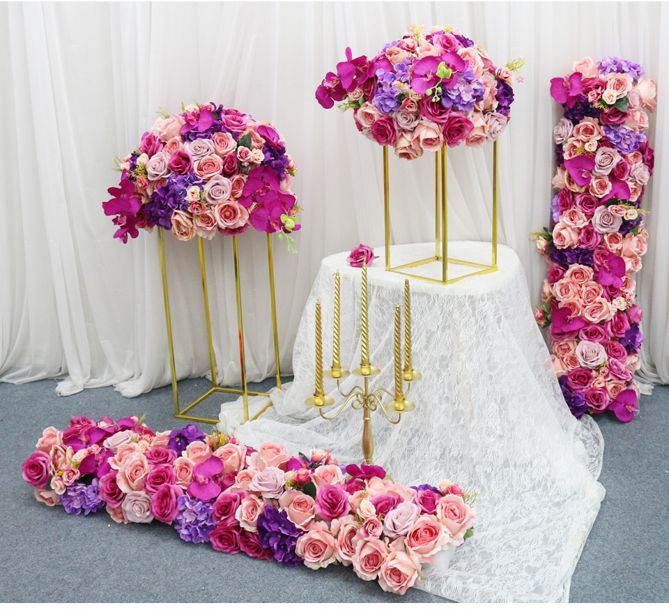 circular table wedding decorations8