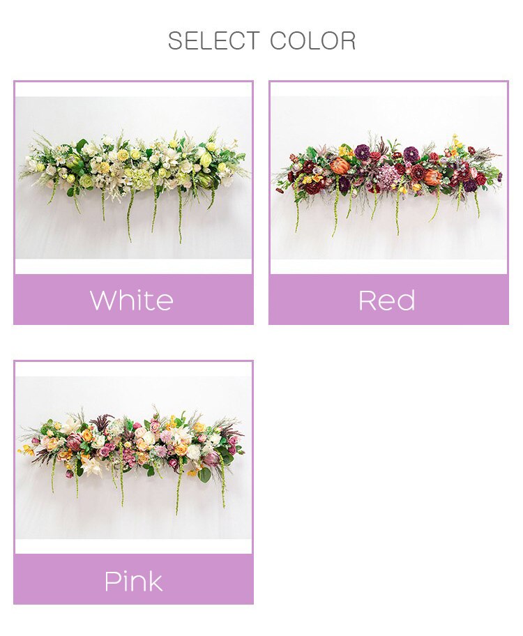 Arranging the artificial flowers in a natural-looking way