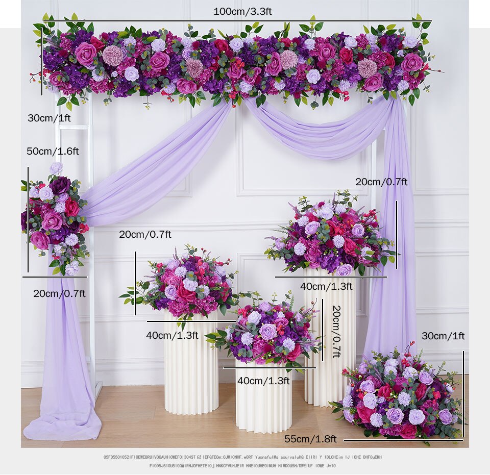 wholesale fake flower wall1