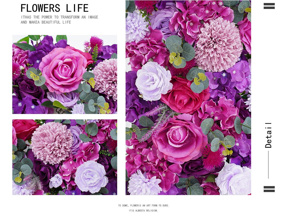wholesale fake flower wall2