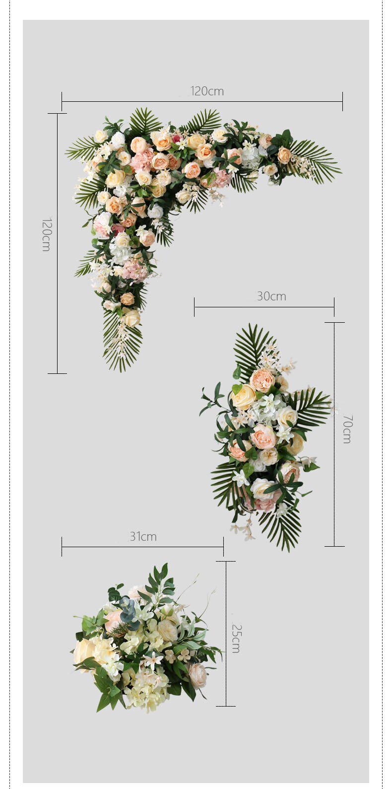 low cost simple wedding stage decoration1