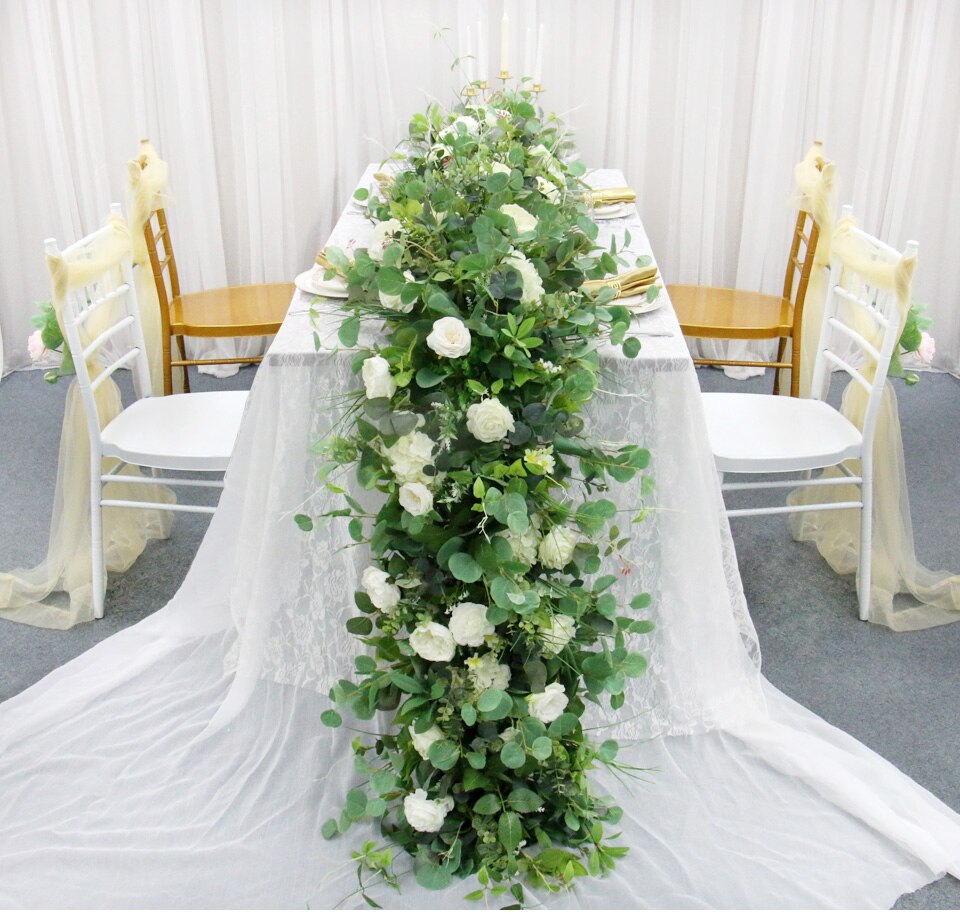 green color wedding decor