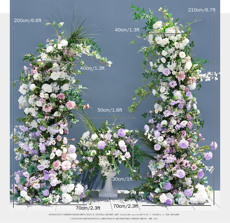 Assembling the arrangement using floral foam or other techniques