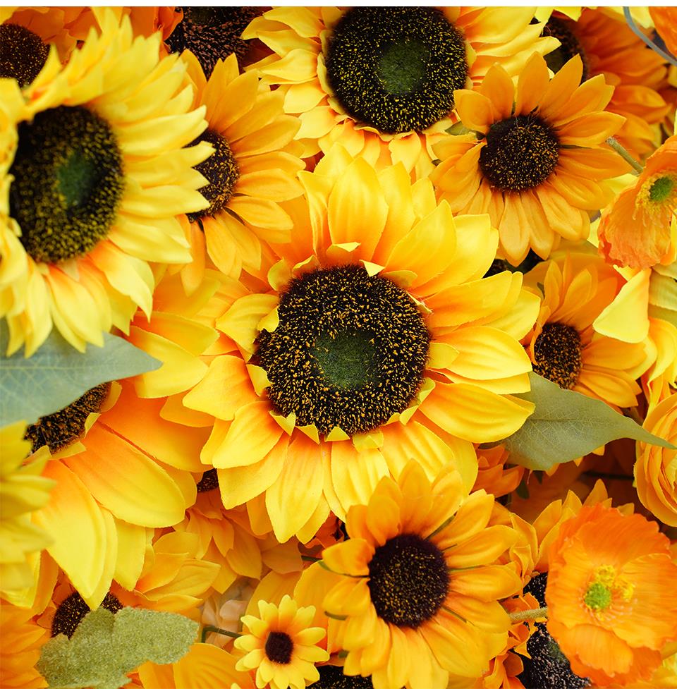neat sunflower decorations for weddings8